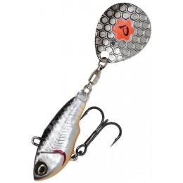 Тейл-спиннер Savage Gear Fat Tail Spin 65S цвет Dirty Silver Тейл-спиннер Savage Gear Fat Tail Spin 65S цвет Dirty Silver