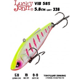 Воблер LUCKY JOHN VIB S 58 цвет 338