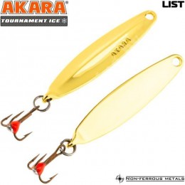 Блесна Akara Tournament Ice List 45 3,5гр цвет Go Блесна Akara Tournament Ice List 45 3,5гр цвет Go
