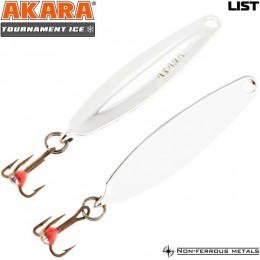 Блесна Akara Tournament Ice List 45 3,5гр цвет Sil Блесна Akara Tournament Ice List 45 3,5гр цвет Sil
