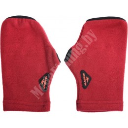 Варежки Alaskan Small Mittens флисовые бордовые размер L