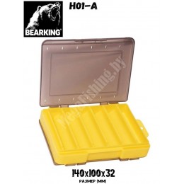 Коробка Bearking H01-A желтая 14х10х3,2см