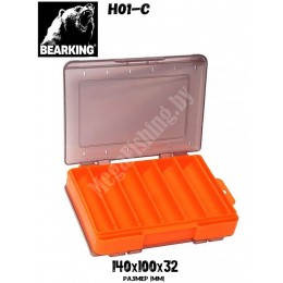 Коробка Bearking H01-C оранжевая 14х10х3,2см