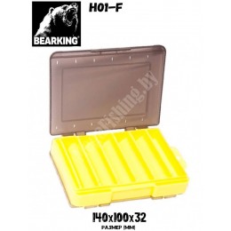 Коробка Bearking H01-F лимонная 14х10х3,2см