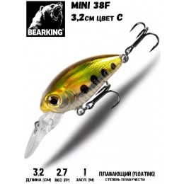 Воблер Bearking Mini 38F цвет C