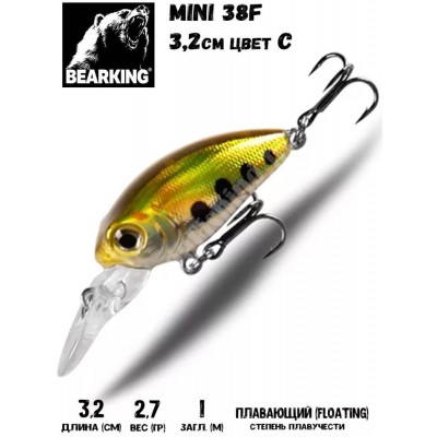 Воблер Bearking Mini 38F цвет C