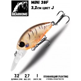 Воблер Bearking Mini 38F цвет J