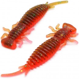 Силиконовая приманка KOSADAKA LARVA 65мм цвет DGR (10шт)