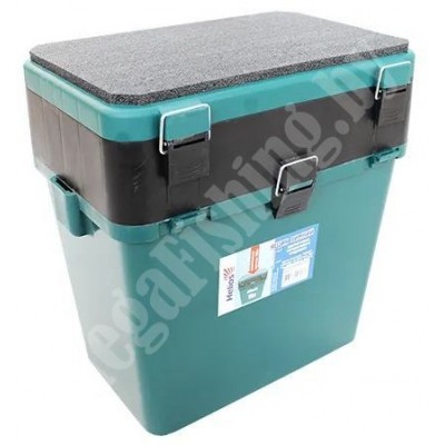 Ящик для зимней рыбалки Helios 19л зеленый MB-BU-W05 38х39,5х25,5см