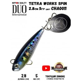 Тейл-спиннер DUO Tetra Works Spin 28 мм 5 гр цвет CHA0011