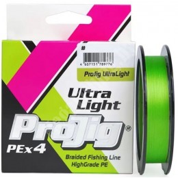Плетенка Petrokanat ProJig UltraLight Light Green 100м 0,05 мм