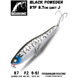 Воблер Bearking Black Poweder 87F цвет J