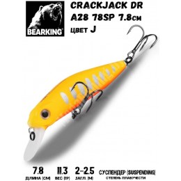Воблер Bearking Crackjack DR A28 78SP цвет J