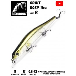 Воблер Bearking Orbit Slicker-110SP 17гр цвет R