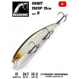 Воблер Bearking Orbit Slicker-130SP 26,7гр цвет R