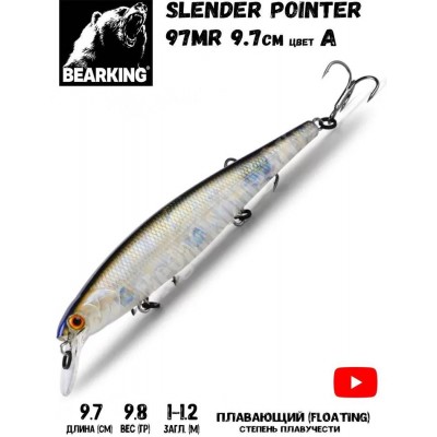 Воблер Bearking Slender Pointer 97 F цвет A