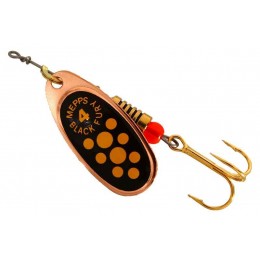 Блесна MEPPS BLACK FURY # 4 цвет Copper/Yell. dots