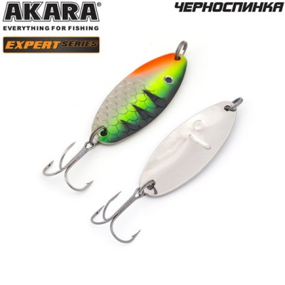 Блесна Akara Expert Черноспинка 65 мм 15 гр цвет 18/SIL