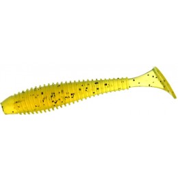 Силиконовая приманка Flagman Mystic Fish Fat 2" цвет #112 Chartreuse