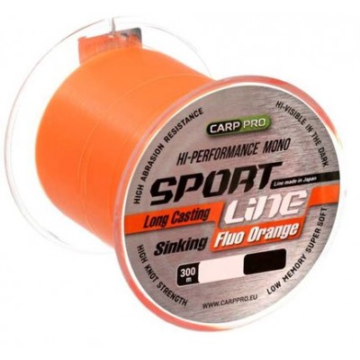 Леска Carp Pro Sport Line Fluo Orange 300м 0.235мм