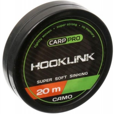 Поводковый материал Carp Pro Sinking Hooklink Camo 20м 25lb