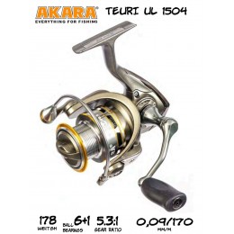 Катушка безынерционная Akara Teuri UL 1504 6+1bb