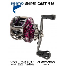 Катушка мультипликаторная Salmo Sniper CAST 4M