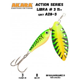 Блесна Akara Action Series Libra 3 11 гр цвет A28-3
