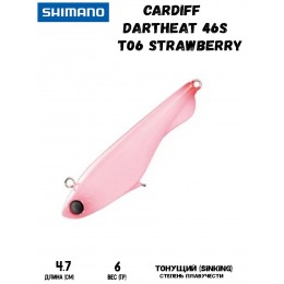 Воблер Shimano Cardiff Dartheat 46S 47mm 4,6g T06 Strawberry
