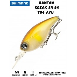 Воблер Shimano Bantam Kozak SR 54mm 8g T04 Ayu