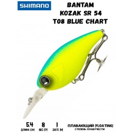 Воблер Shimano Bantam Kozak SR 54mm 8g T08 Blue Chart