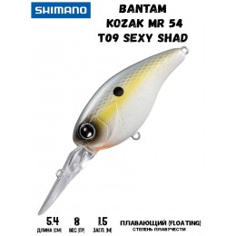 Воблер Shimano Bantam Kozak MR 54mm 8g T09 Sexy Shad