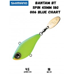 Тейл-спиннер Shimano Bantam BT Spin 45mm 18g 006 Blue Chart