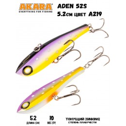 Воблер Akara раттлин Aden 52 цвет A219