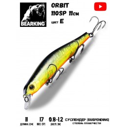 Воблер Bearking Orbit Slicker-110SP 17гр цвет E