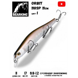 Воблер Bearking Orbit Slicker-110SP 17гр цвет I