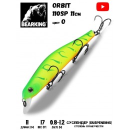 Воблер Bearking Orbit Slicker-110SP 17гр цвет O