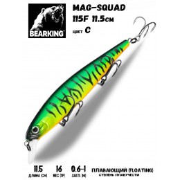 Воблер Bearking MagSquad 115F цвет C