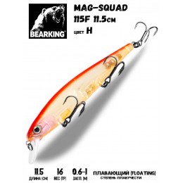Воблер Bearking MagSquad 115F цвет H