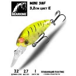 Воблер Bearking Mini 38F цвет E