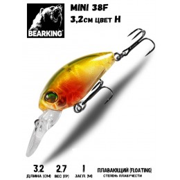 Воблер Bearking Mini 38F цвет H