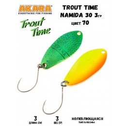 Блесна Akara Trout Time Namida 30мм 3гр цвет 70