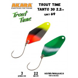 Блесна Akara Trout Time Tanto 30 2,2гр цвет 69