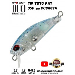 Воблер DUO Tetra Works Toto Fat 35F цвет CCC0074