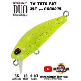 Воблер DUO Tetra Works Toto Fat 35F цвет CCC0075