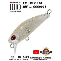 Воблер DUO Tetra Works Toto Fat 35F цвет CCC0077