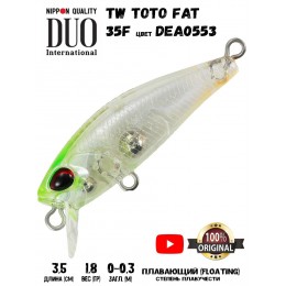 Воблер DUO Tetra Works Toto Fat 35F цвет DEA0553