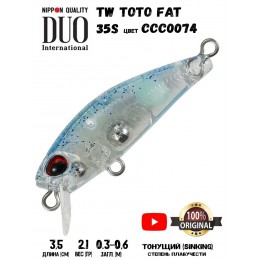 Воблер DUO Tetra Works Toto Fat 35S цвет CCC0074