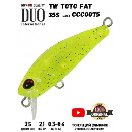Воблер DUO Tetra Works Toto Fat 35S цвет CCC0075