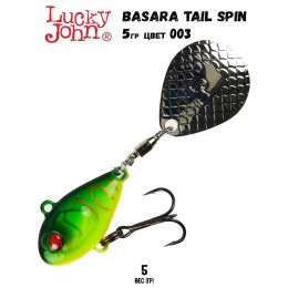 Тейл-спиннер Lucky John Basara Tail Spin 5гр цвет 003 в блистере